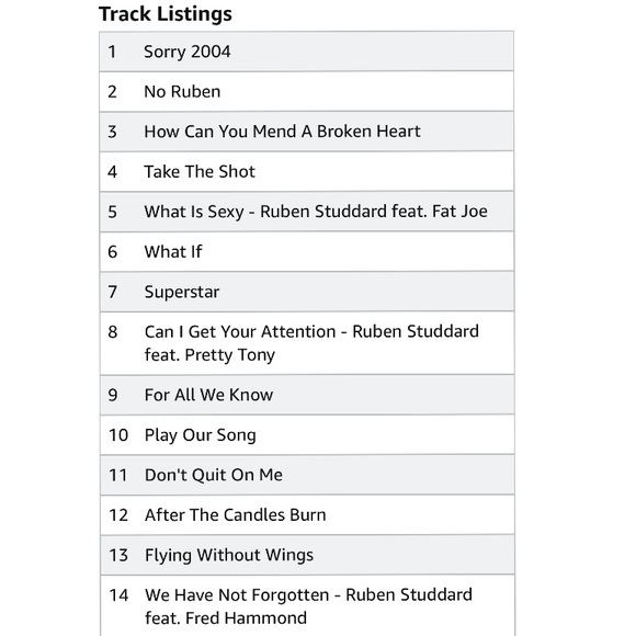 Ruben Studdard CD “Soulful” his debut album was released Dec 2003 & #1 on BB 200 - Picture 5 of 5